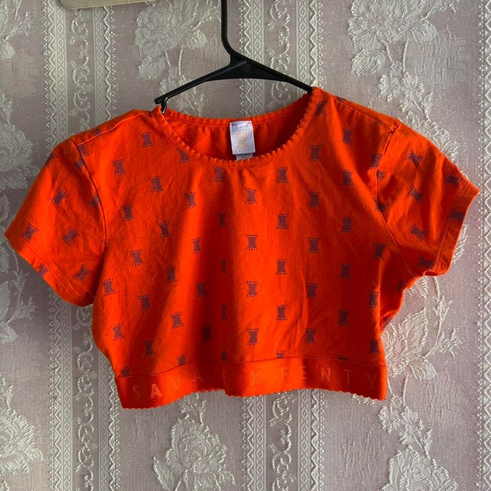 Savage-X-Fenty Orange Pajamas Set - Picture 2 of 8